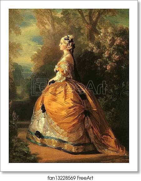 Free art print of Empress Eugénie by Franz Xavier Winterhalter Free art print of Empress Eugénie by Franz Xavier Winterhalter
