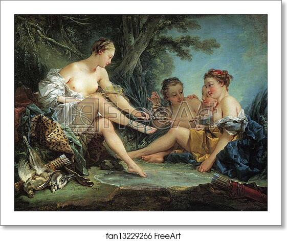 Free art print of Diana after the Hunt by François Boucher Free art print of Diana after the Hunt by François Boucher