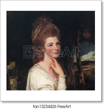 Free art print of Elizabeth, Countess of Derby. Detail by George Romney Free art print of Elizabeth, Countess of Derby. Detail by George Romney