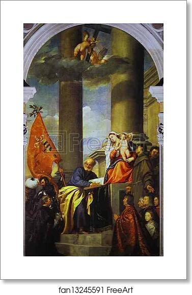 Free art print of Pesaro Altarpiece by Titian Free art print of Pesaro Altarpiece by Titian