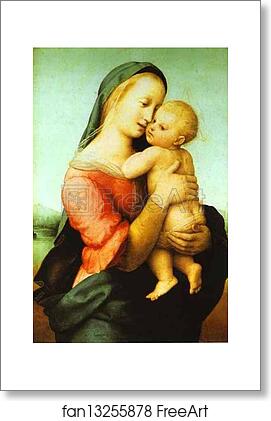 Free art print of Tempi Madonna by Raphael