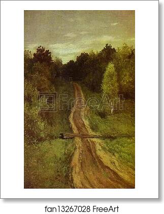 Free art print of Road by Isaac Levitan