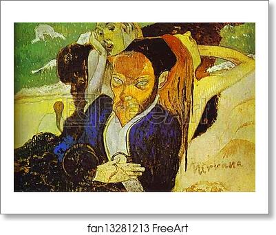 Free art print of Nirvana, Portrait of Meyer de Haan by Paul Gauguin