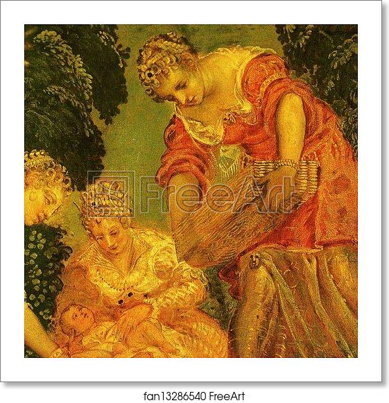Free art print of Moses Saved from the Waters of the Nile. Detail by Jacopo Robusti, Called Tintoretto Free art print of Moses Saved from the Waters of the Nile. Detail by Jacopo Robusti, Called Tintoretto
