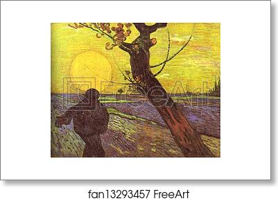 Free art print of Sower with Setting Sun (After Millet) by Vincent Van Gogh Free art print of Sower with Setting Sun (After Millet) by Vincent Van Gogh