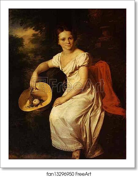 Free art print of Portrait of the Dancer T. S. Karpakova by Vasily Tropinin Free art print of Portrait of the Dancer T. S. Karpakova by Vasily Tropinin