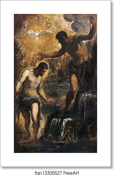 Free art print of Baptism of Christ by Jacopo Robusti, Called Tintoretto Free art print of Baptism of Christ by Jacopo Robusti, Called Tintoretto