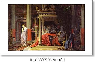 Free art print of Antiochus and Stratonice by Jean-Auguste-Dominique Ingres