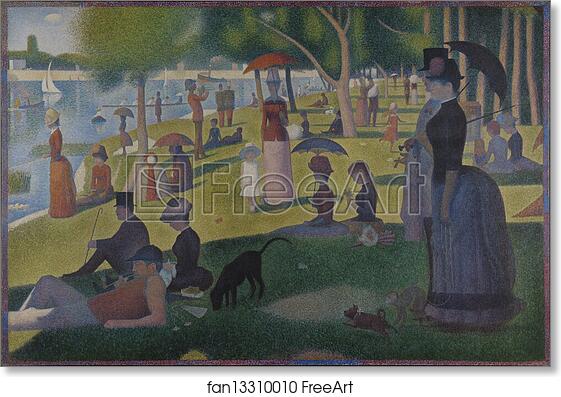 Free art print of A Sunday on La Grande Jatte by Georges Seurat