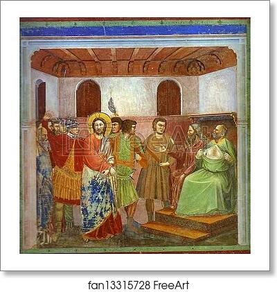 Free art print of Christ Before Caiphus by Giotto Free art print of Christ Before Caiphus by Giotto