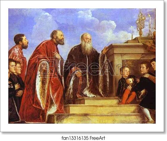 Free art print of The Vendramin Family by Titian