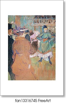 Free art print of At the Moulin Rouge: The Beginning of the Quadrille by Henri De Toulouse-Lautrec