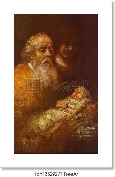Free art print of Simon in Temple by Rembrandt Harmenszoon Van Rijn Free art print of Simon in Temple by Rembrandt Harmenszoon Van Rijn
