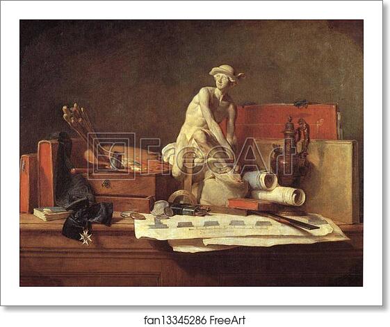 Free art print of The Attributes of the Arts and Their Rewards by Jean-Baptiste-Simeon Chardin Free art print of The Attributes of the Arts and Their Rewards by Jean-Baptiste-Simeon Chardin