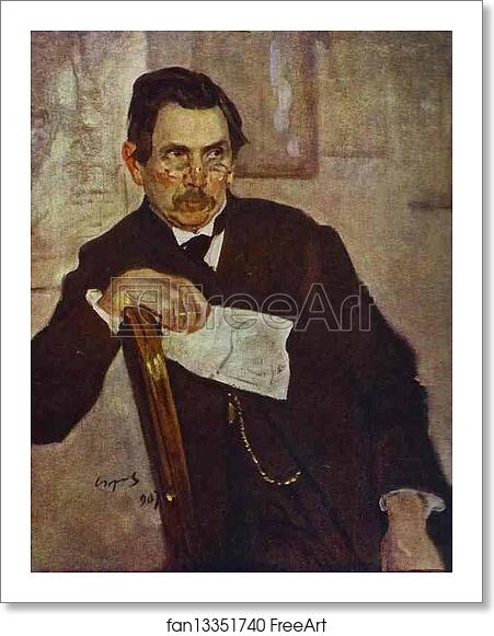 Free art print of Portrait of A. Kasyanov by Valentin Serov Free art print of Portrait of A. Kasyanov by Valentin Serov