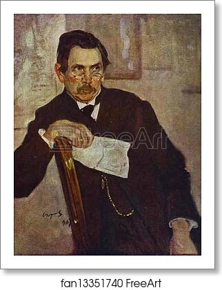 Free art print of Portrait of A. Kasyanov by Valentin Serov