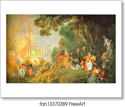 Free art print of Embarkation for Cythera by Jean-Antoine Watteau