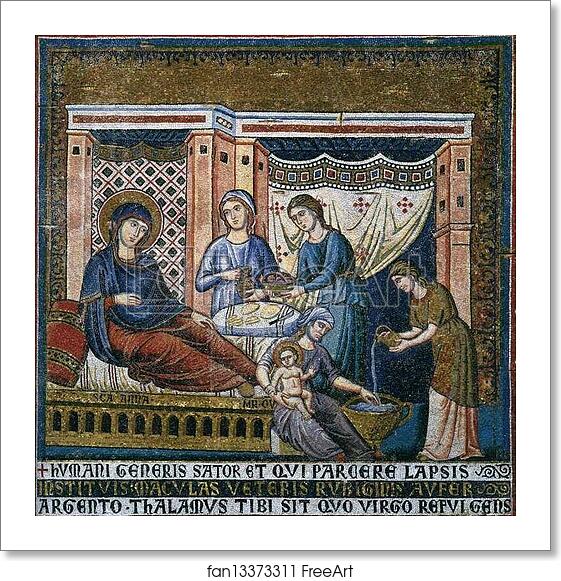 Free art print of Nativity of the Virgin by Pietro Cavallini Free art print of Nativity of the Virgin by Pietro Cavallini