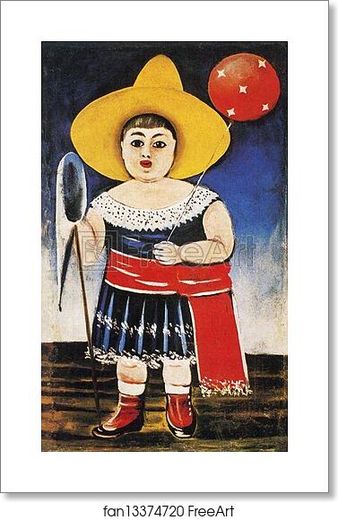 Free art print of Girl with a Baloon by Niko Pirosmani Free art print of Girl with a Baloon by Niko Pirosmani