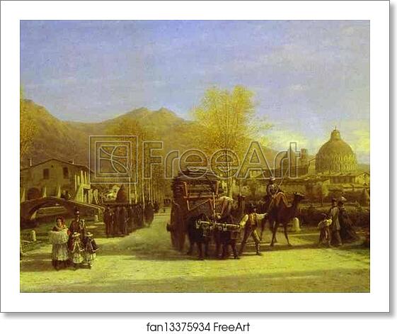 Free art print of Pisa. View of the Baptistery and the Cathedral by Alexey Bogoliubov Free art print of Pisa. View of the Baptistery and the Cathedral by Alexey Bogoliubov