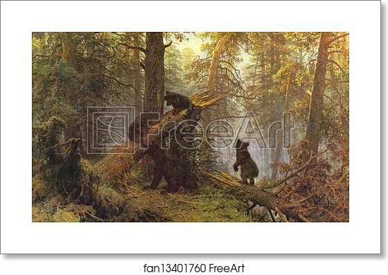 Free art print of Morning in a Pine Forest by Ivan Shishkin Free art print of Morning in a Pine Forest by Ivan Shishkin
