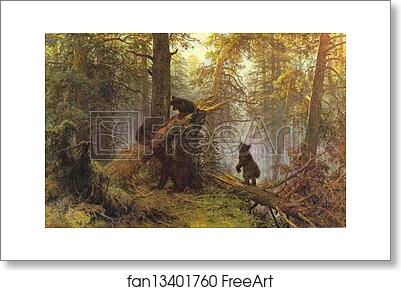 Free art print of Morning in a Pine Forest by Ivan Shishkin