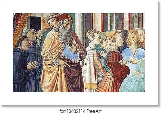 Free art print of Blessing of the Faithful at Hippo. Detail by Benozzo Gozzoli Free art print of Blessing of the Faithful at Hippo. Detail by Benozzo Gozzoli