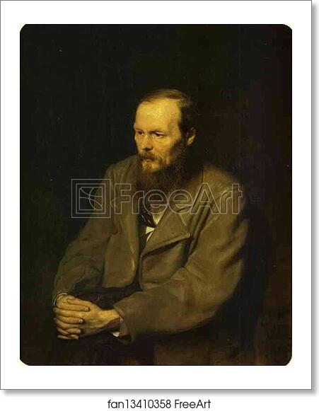 Free art print of Portrait of the Author Feodor Dostoyevsky by Vasily Perov Free art print of Portrait of the Author Feodor Dostoyevsky by Vasily Perov