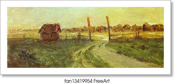 Free art print of Landscape with an Izba by Isaac Levitan Free art print of Landscape with an Izba by Isaac Levitan