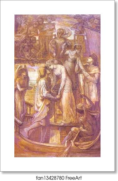 Free art print of The Boat of Love by Dante Gabriel Rossetti Free art print of The Boat of Love by Dante Gabriel Rossetti