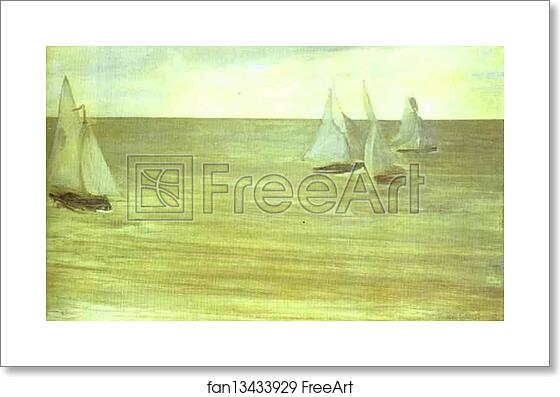 Free art print of Trouville by James Abbott Mcneill Whistler Free art print of Trouville by James Abbott Mcneill Whistler