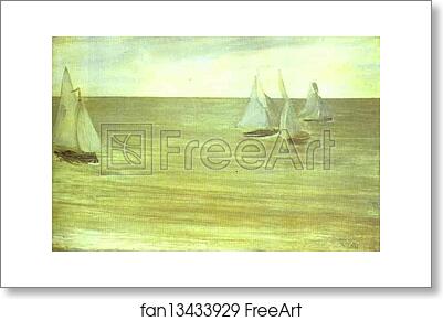Free art print of Trouville by James Abbott Mcneill Whistler