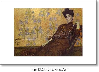 Free art print of Portrait of N. Zabela-Vrubel by Mikhail Vrubel Free art print of Portrait of N. Zabela-Vrubel by Mikhail Vrubel
