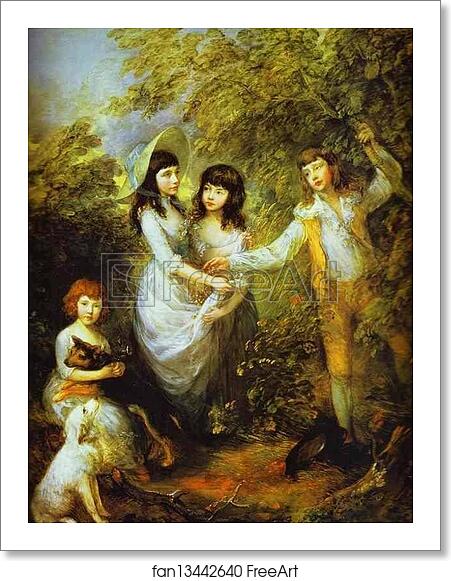 Free art print of The Marsham Children by Thomas Gainsborough Free art print of The Marsham Children by Thomas Gainsborough