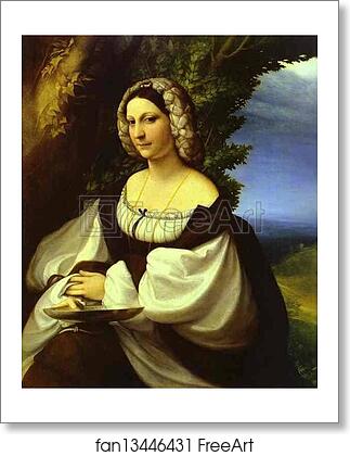 Free art print of Portrait of a Lady by Correggio