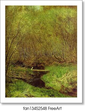 Free art print of Spring in the Forest by Isaac Levitan