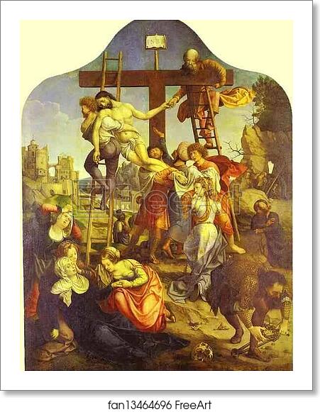 Free art print of Descent from the Cross by Jan Gossaert, Called Mabuse Free art print of Descent from the Cross by Jan Gossaert, Called Mabuse