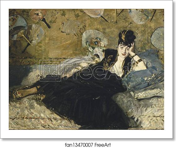 Free art print of Woman with Fans by Édouard Manet Free art print of Woman with Fans by Édouard Manet