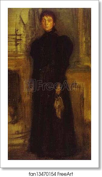 Free art print of Miss Rosalind Birnie Philip Standing by James Abbott Mcneill Whistler Free art print of Miss Rosalind Birnie Philip Standing by James Abbott Mcneill Whistler