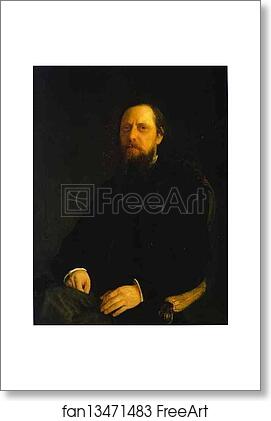 Free art print of Portrait of the Author Mikhail Saltykov-Shchedrin by Nikolay Gay