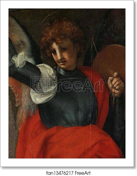 Free art print of St. John the Evangelist and St. Michael the Archangel. Detail by Jacopo Carrucci, Known As Pontormo Free art print of St. John the Evangelist and St. Michael the Archangel. Detail by Jacopo Carrucci, Known As Pontormo