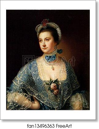 Free art print of Mrs Andrew Lindington by Joseph Wright Of Derby