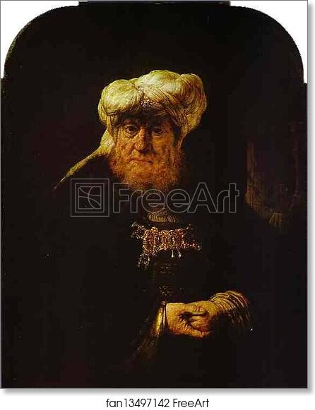 Free art print of The King Uzziah Stricken with Leprosy by Rembrandt Harmenszoon Van Rijn