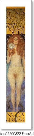 Free art print of Nuda Veritas by Gustav Klimt Free art print of Nuda Veritas by Gustav Klimt