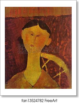 Free art print of Portrait of Beatrice Hastings by Amedeo Modigliani