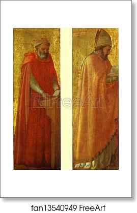 Free art print of St. Jerome and St. Augustine. Panels from the Pisa Altar by Masaccio Free art print of St. Jerome and St. Augustine. Panels from the Pisa Altar by Masaccio