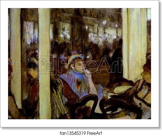 Free art print of Women, on a Cafe Terrace by Edgar Degas Free art print of Women, on a Cafe Terrace by Edgar Degas