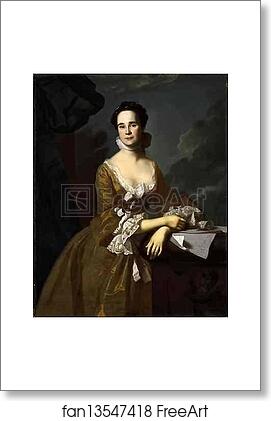 Free art print of Portrait of Mrs. Daniel Hubbard by John Singleton Copley