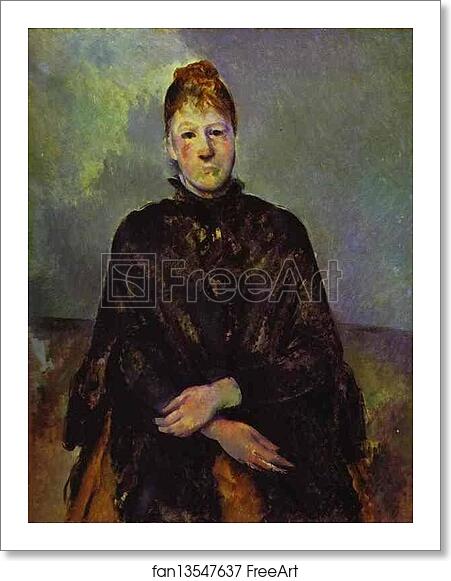 Free art print of Portrait of Mme Cézanne by Paul Cézanne Free art print of Portrait of Mme Cézanne by Paul Cézanne