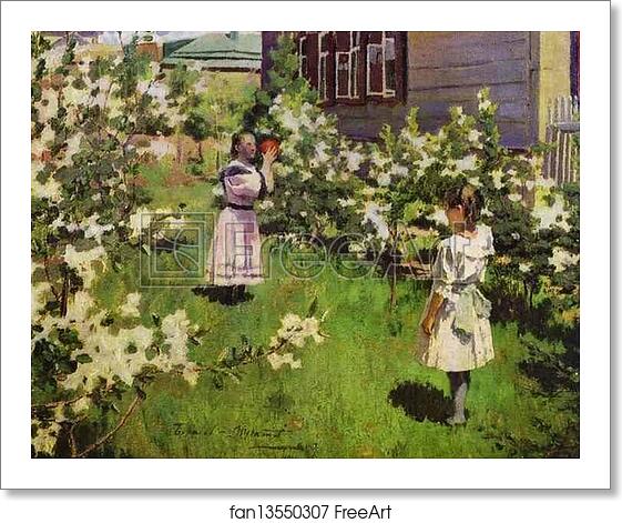 Free art print of May Flowers by Victor Borisov-Musatov Free art print of May Flowers by Victor Borisov-Musatov